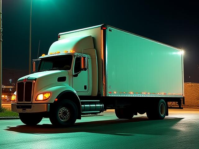 Logistics straight truck for expedited heavy cargo